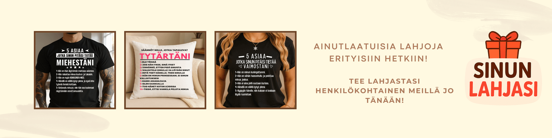 Banner for SinunLahjasi.com